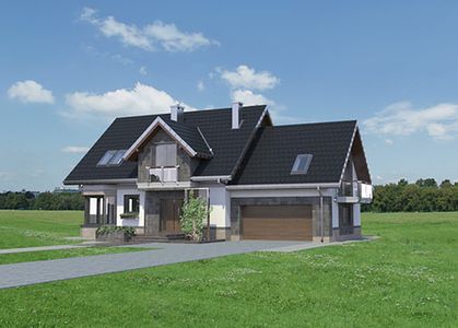 Фасад дома IKE-7594-91 Фасад дома IKE-7594-91