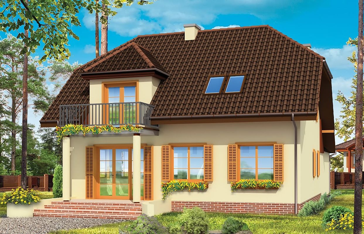 Проект дома BAF-3416-17
