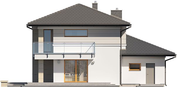 Фасад дома GKH-1628-65 Фасад дома GKH-1628-65
