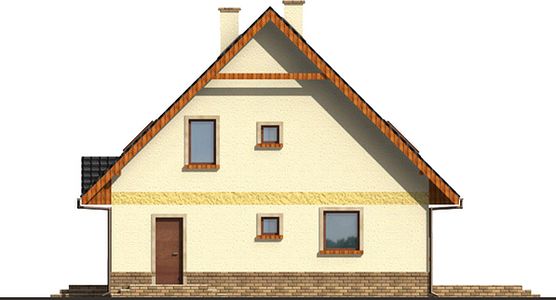 Фасад дома HFH-3716-47 Фасад дома HFH-3716-47